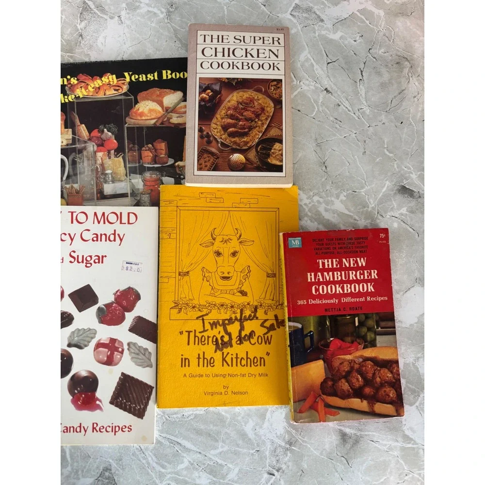 Vintage Cookbook Lot of 12 Hershey's Better Homes Gardens Pillsbury Candy Baking